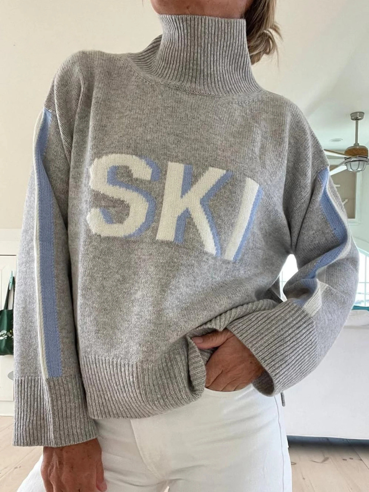 Cassidy | Damski elegancki sweter narciarski w stylu retro