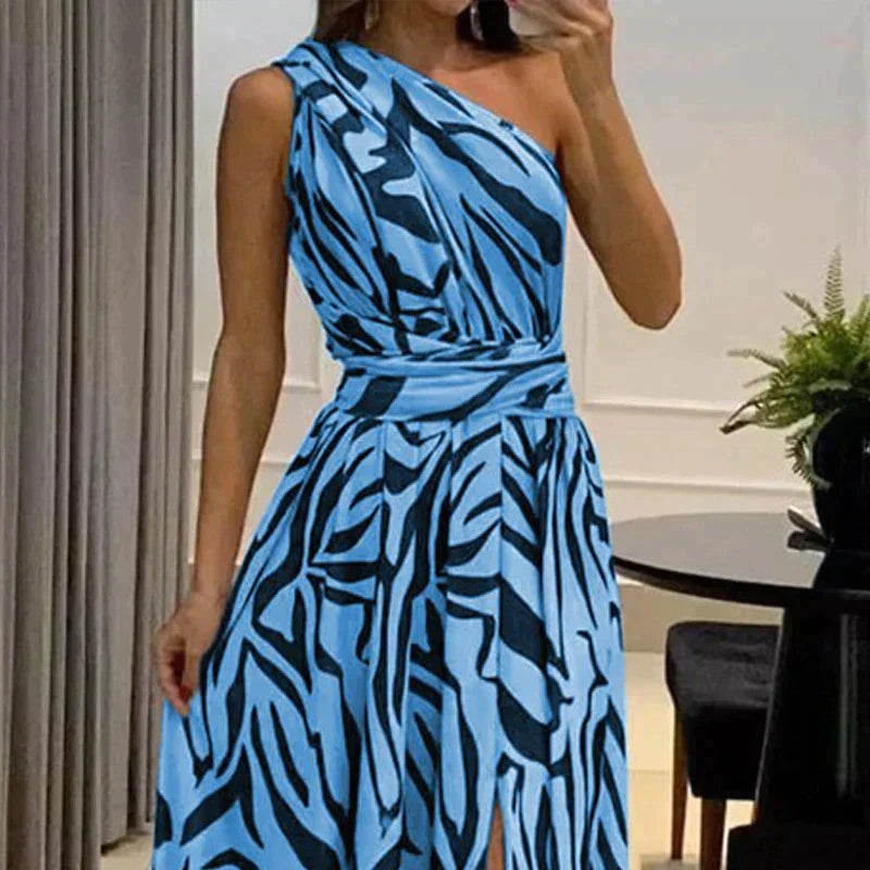 Filomena | Modna damska sukienka z nadrukiem, stylowy i kobiecy fason