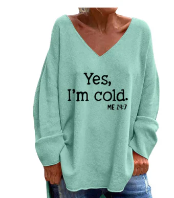 Esme - Casualowy damska sweter z grafiką