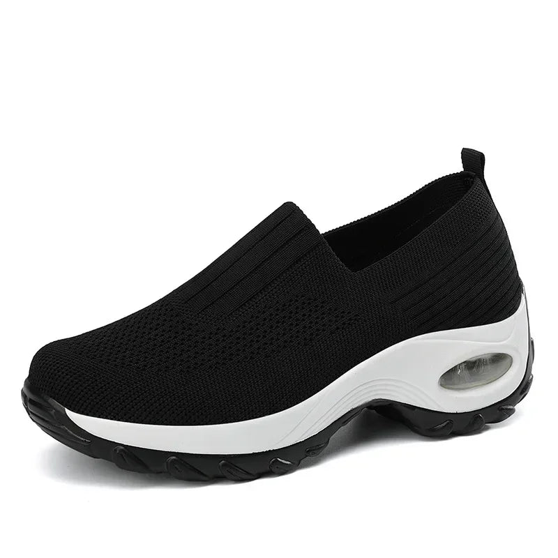 Avonlea - Damskie buty ortopedyczne slip-on z amortyzującą podeszwą powietrzną