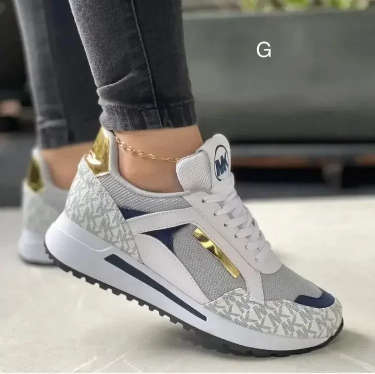 Aveline - Damskie sneakersy na platformie z eleganckimi detalami