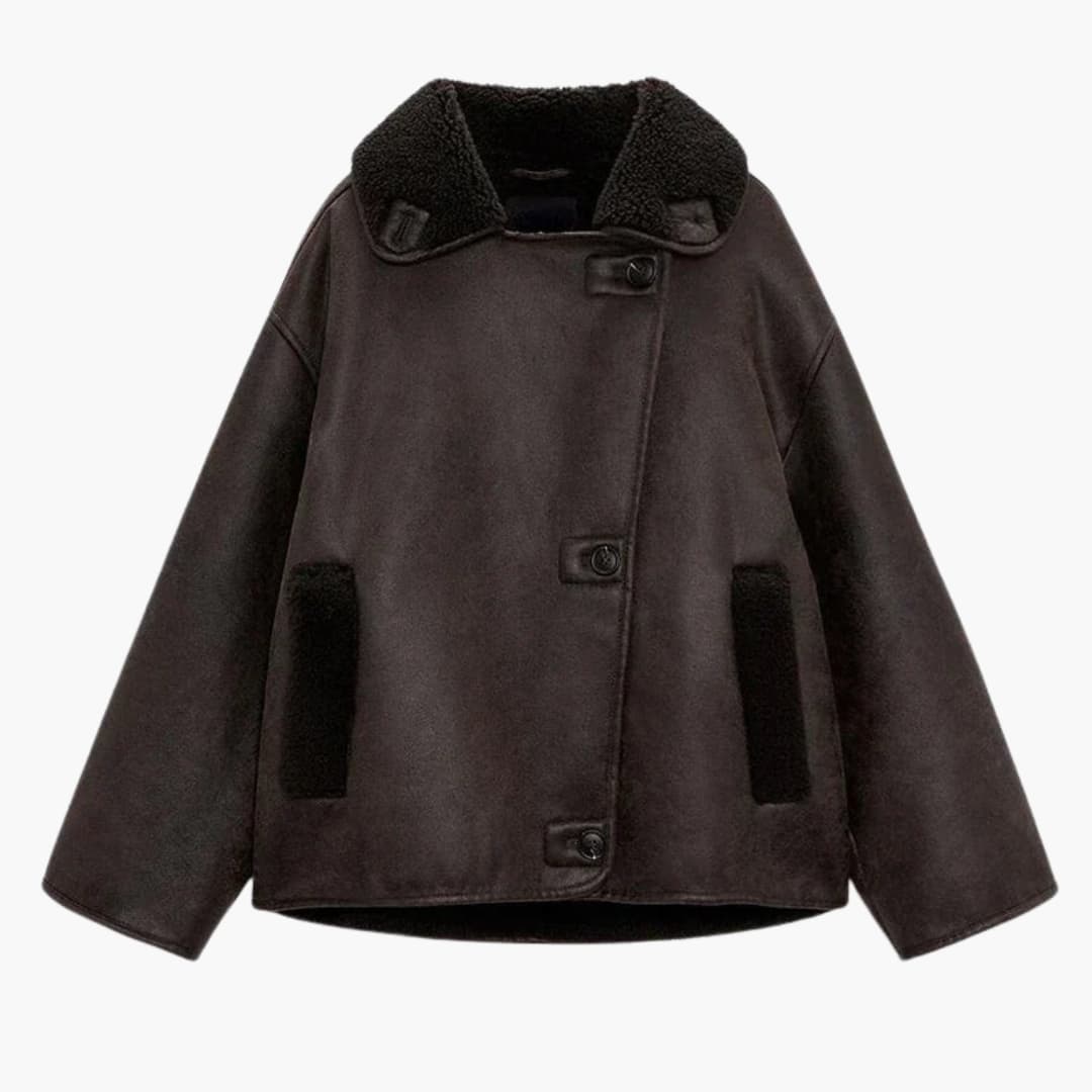 Adelina - Veste femme avec col à revers et doublure synthétique
