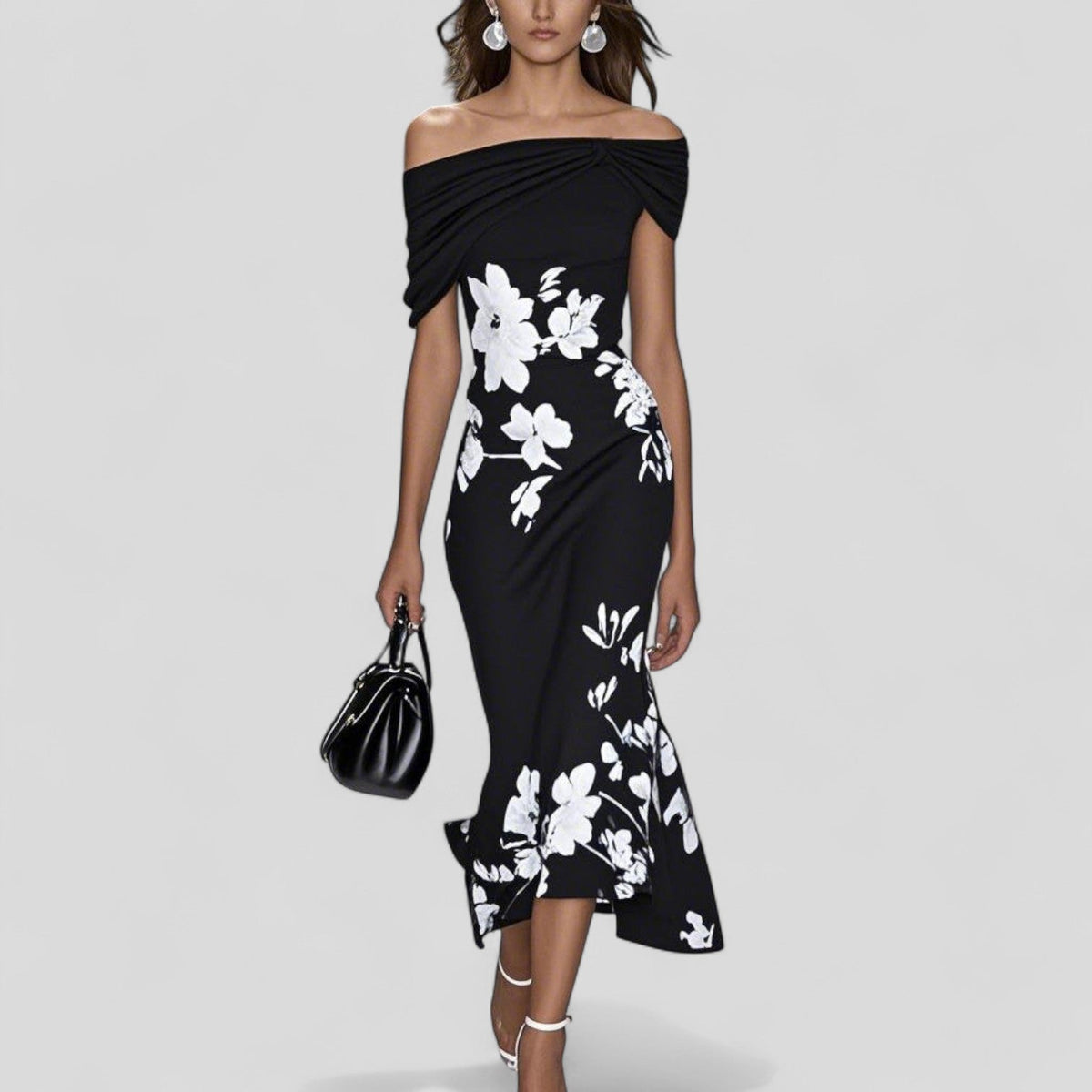 Sheena | Sukienka midi damska Isabrunel w eleganckim stylu