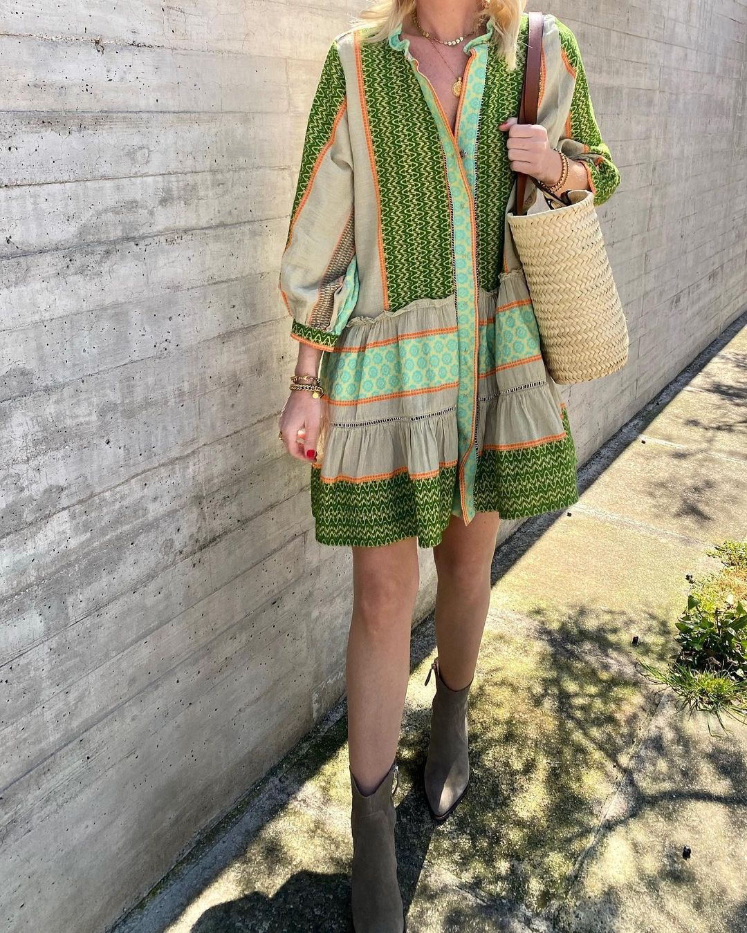 Alyson | Damska tunika wieczorowa – styl boho, zwiewna