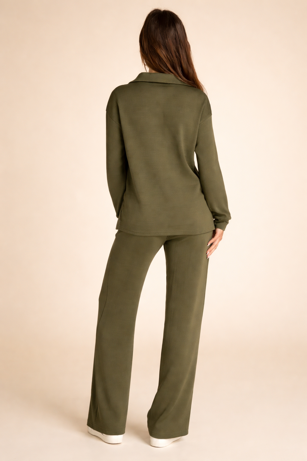 Lacey | Damski komplet dwuczęściowy casualowy na co dzień, elegancki komfortowy krój