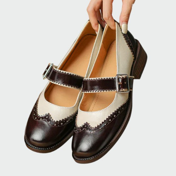 Cathleen | Damskie wygodne skórzane buty Mary Jane