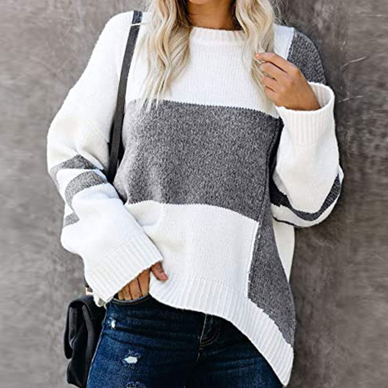 Pearl - Pasiasta sweter damski