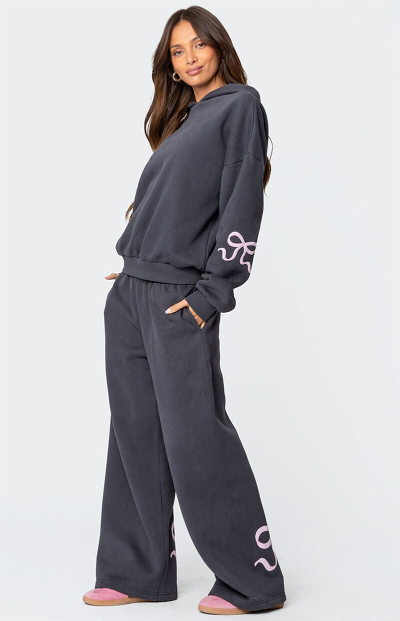 Delilah I Loungewear Niezbędny zestaw oversize'owej bluzy z kapturem i spodni