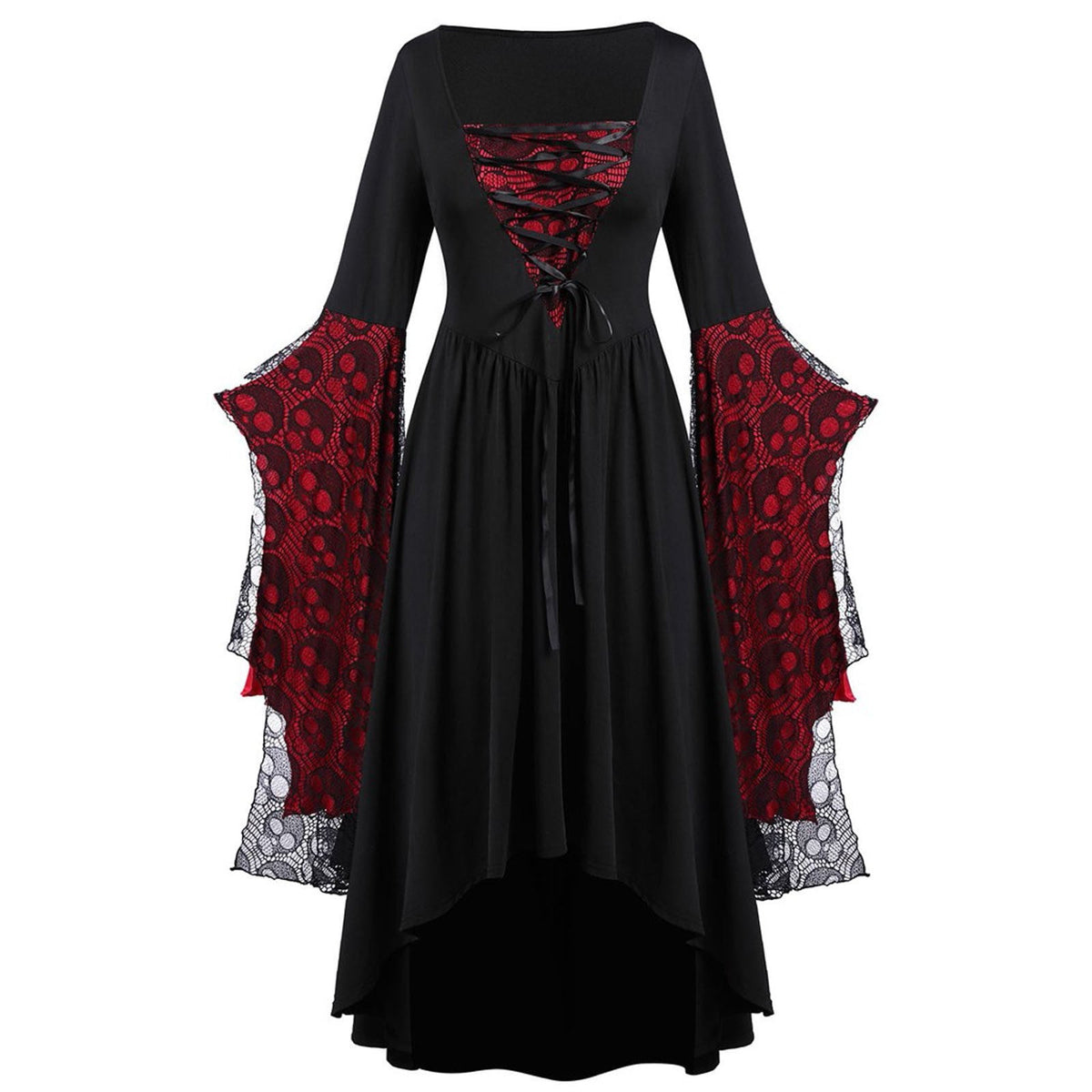 Sibyl - Elegancka sukienka maxi z koronką dla kobiet