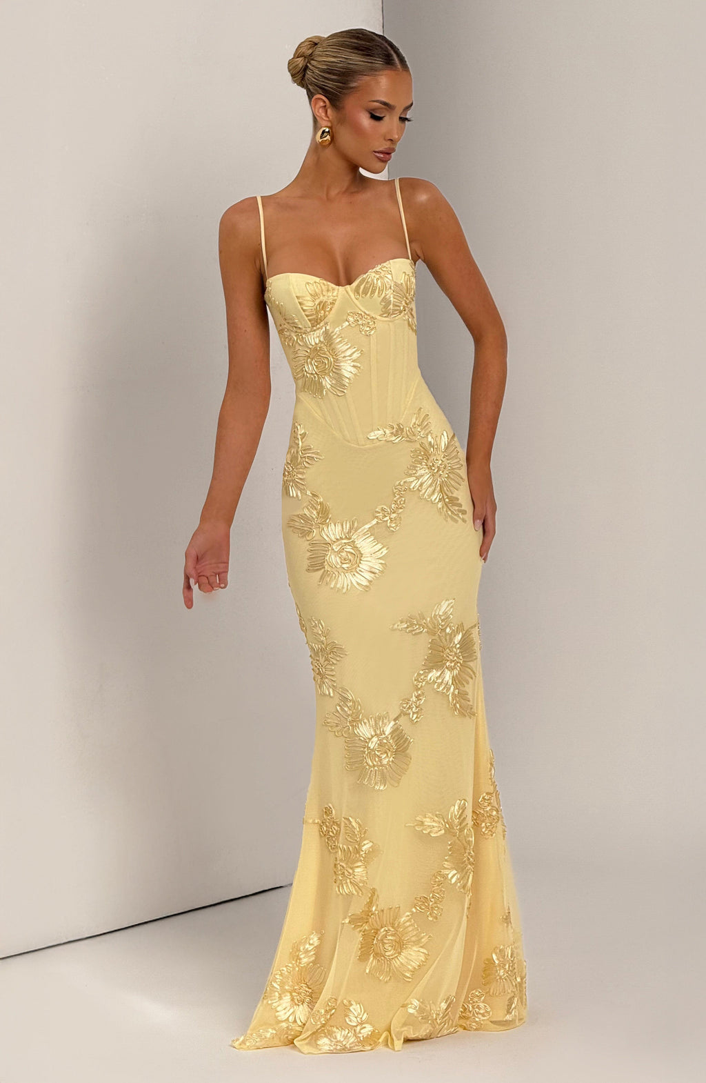 Karly | sukienka maxi damska elegancka na ramiączkach, idealna na wesele i lato