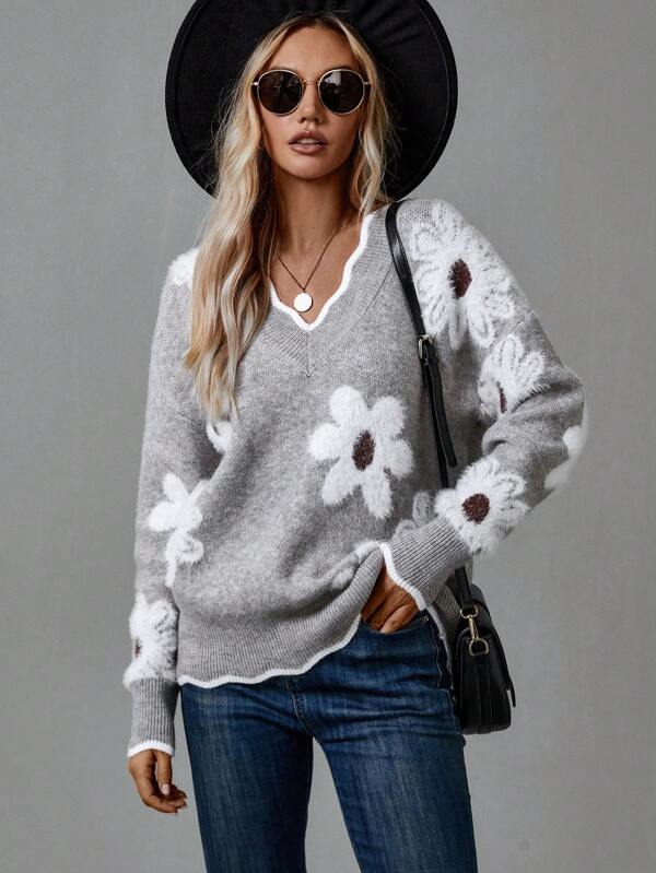 Jenny | Damski elegancki sweter klasyczny i stylowy
