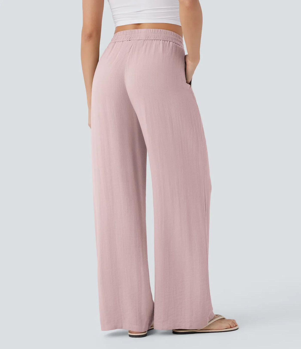 Charlaine | Wygodne i przewiewne lniane spodnie z eleganckimi nogawkami
