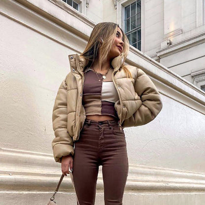 Lara | Damski top bez rękawów w stylu patchwork z okrągłym dekoltem, modny