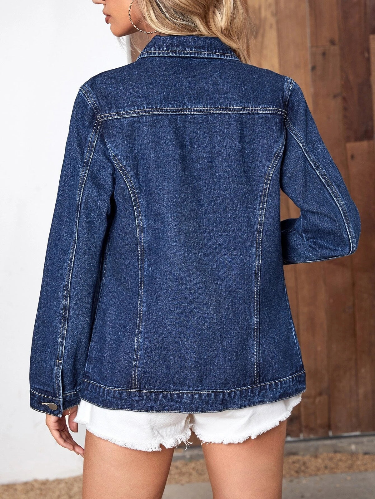 Melinda | Oversize’owa kurtka damska jeansowa, casualowa i stylowa