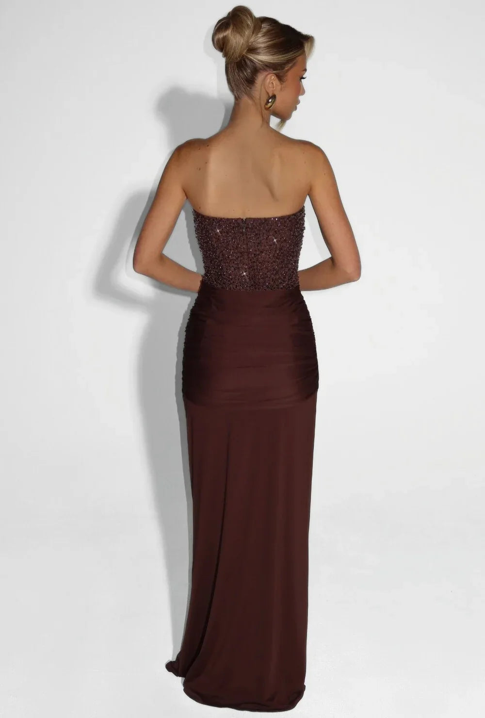 Penny | Sukienka maxi damska bez ramiączek w eleganckim, wieczorowym stylu
