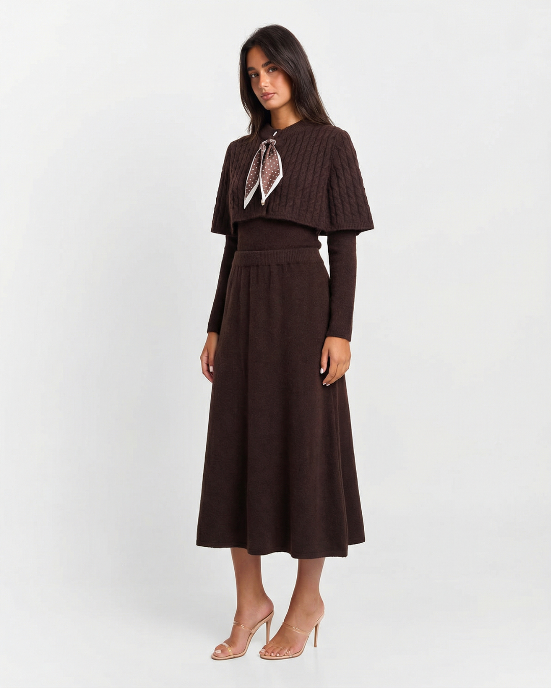 Claudia | Elegancki dzianinowy komplet damski co-ord, stylowy i wygodny