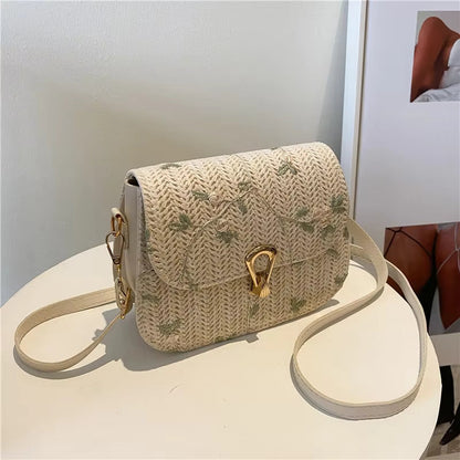 Lettice | Torebka damska elegancka na ramię z ozdobnym zapięciem stylowa
