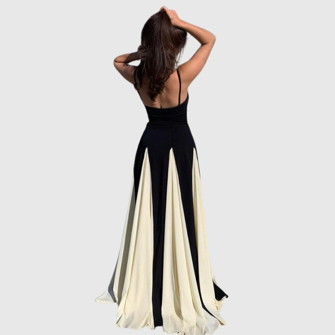 Cary | Damska elegancka sukienka maxi