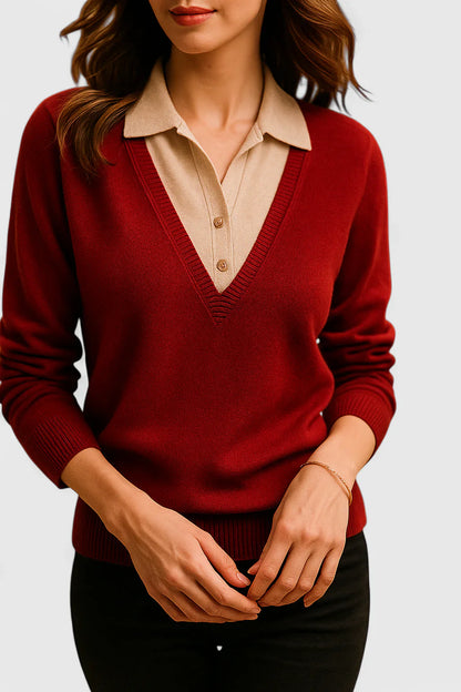 Dora | Damski elegancki sweter klasyczny i stylowy