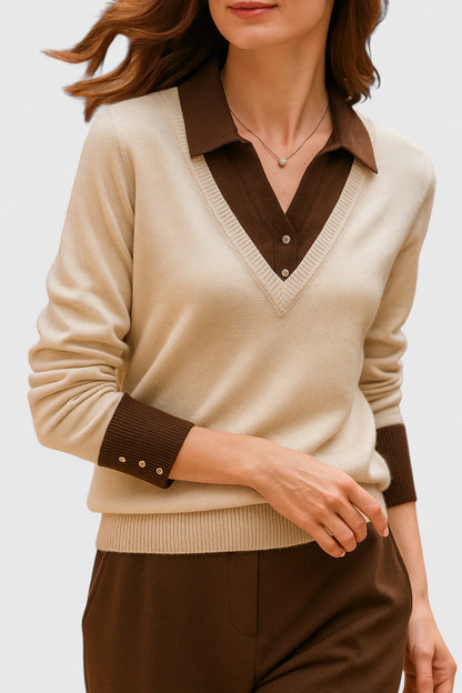Dora | Damski elegancki sweter klasyczny i stylowy