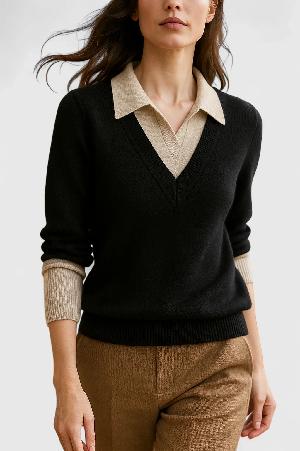 Dora | Damski elegancki sweter klasyczny i stylowy