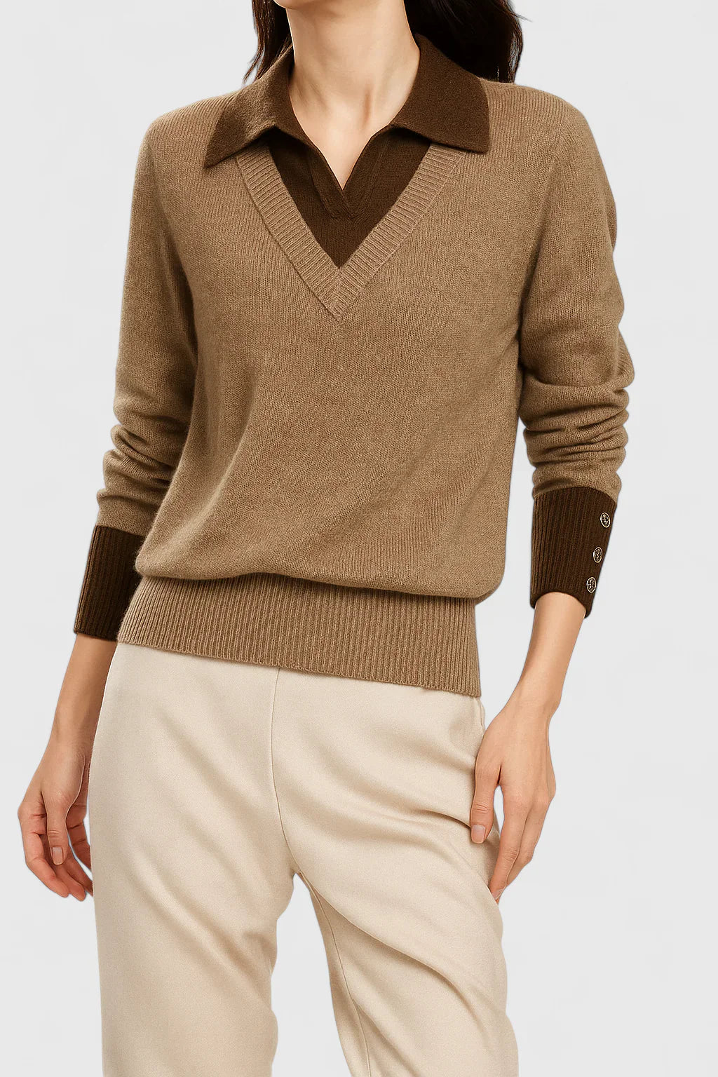 Dora | Damski elegancki sweter klasyczny i stylowy