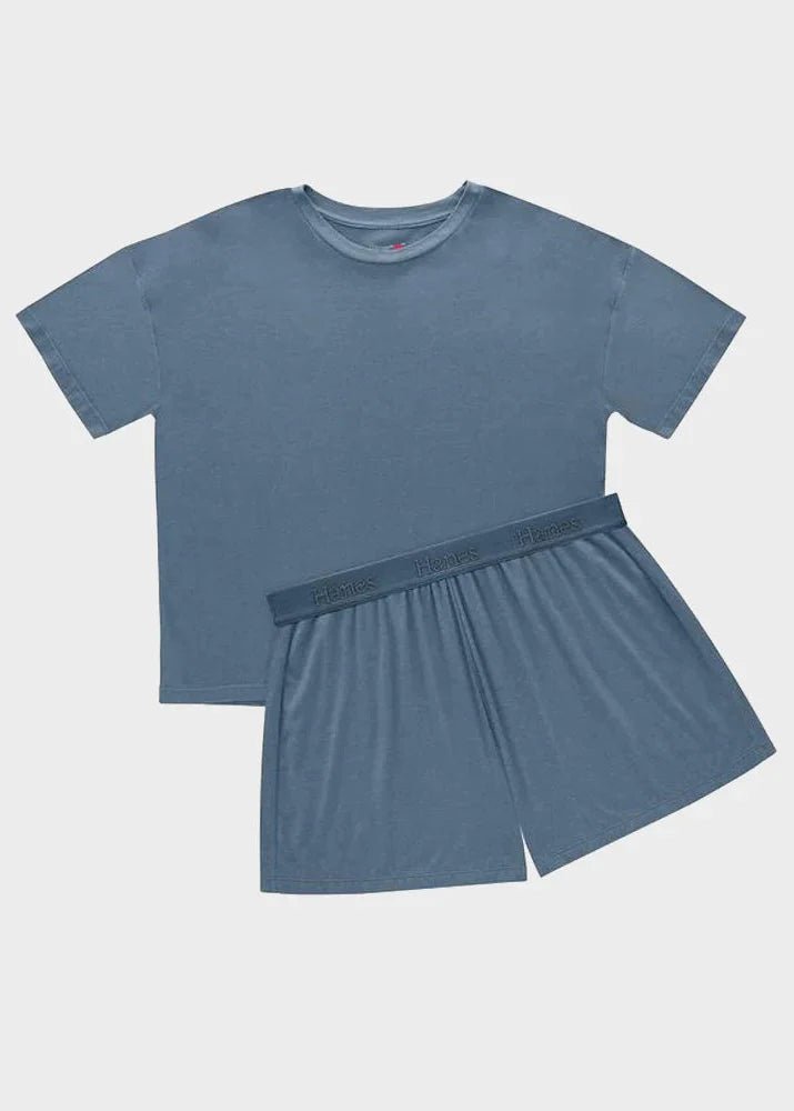 Micah | Damski 2-częściowy komplet loungewear z oversize T-shirtem