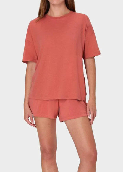 Micah | Damski 2-częściowy komplet loungewear z oversize T-shirtem