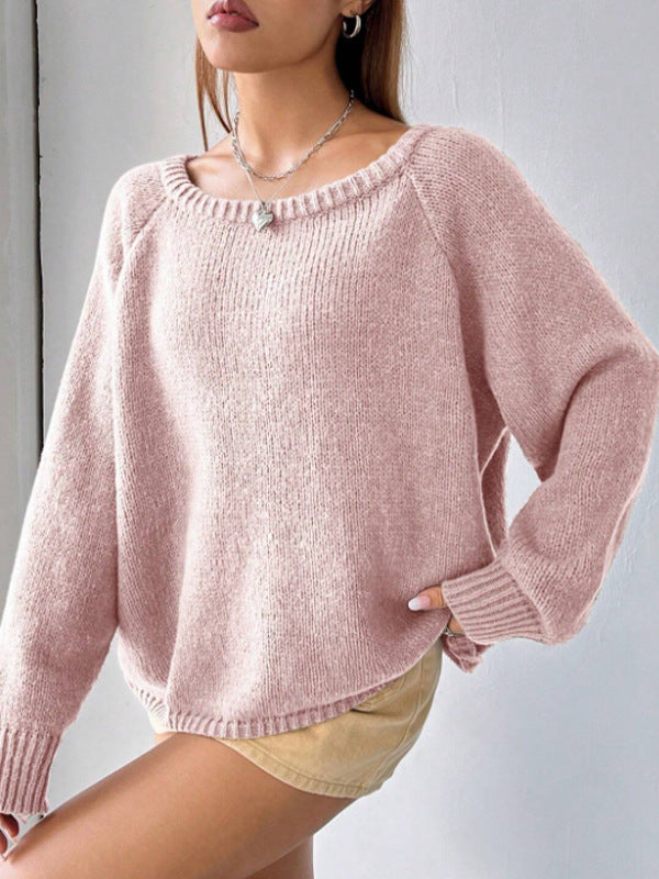 Randy | Damski sweter off-shoulder, ciepły elegancki модny