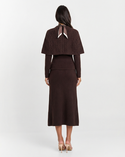 Claudia | Elegancki dzianinowy komplet damski co-ord, stylowy i wygodny