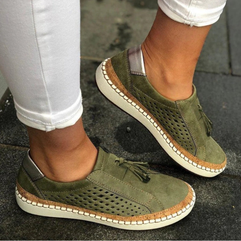 Elvina - Damska ortopedyczne buty wsuwane | Oddychające