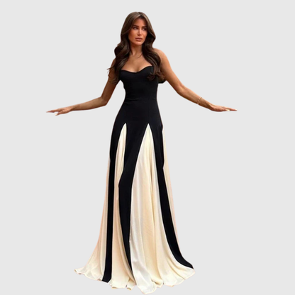 Cary | Damska elegancka sukienka maxi