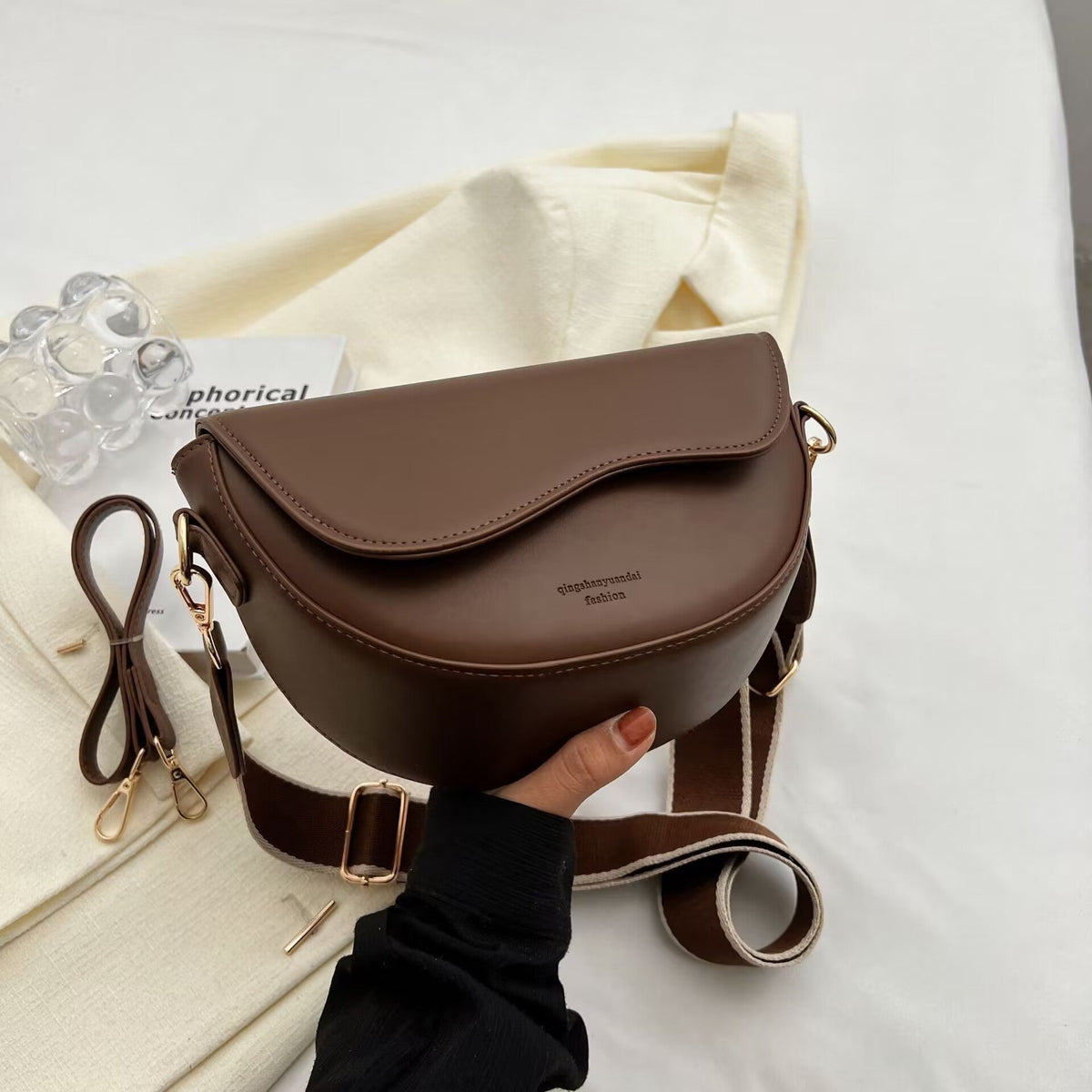 Gwendolyn | Damska torebka crossbody z wegańskiej skóry