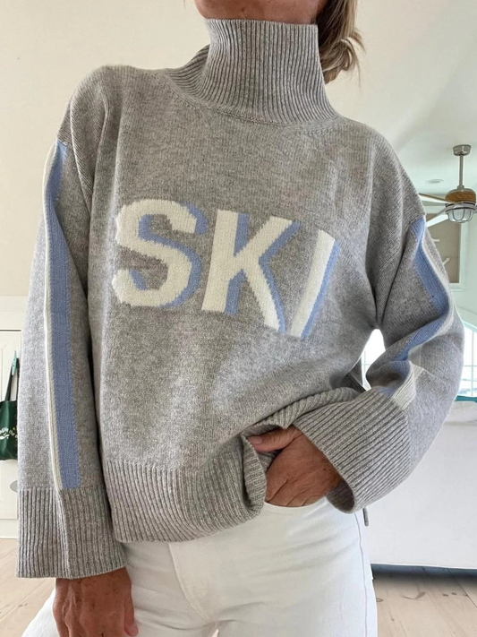 Cassidy | Damski elegancki sweter narciarski w stylu retro
