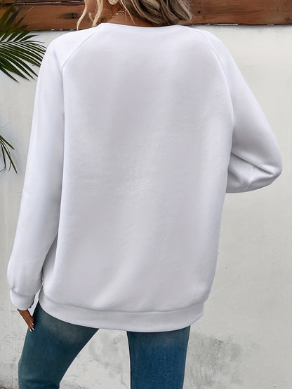 Darcy - Damska Sweter Codzienny | Motyw Serca