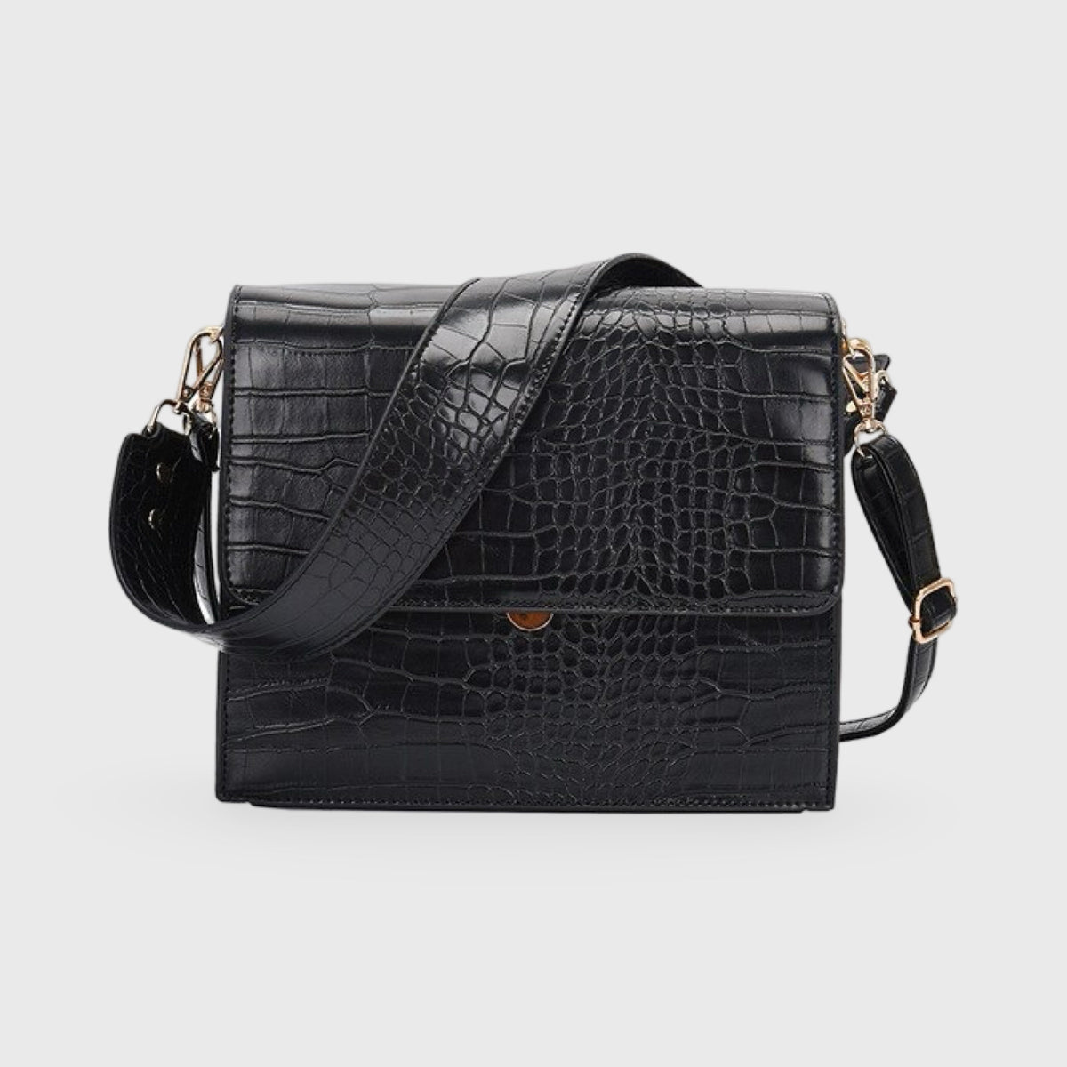 Carlene | Mała damska torebka crossbody ze skóry ekologicznej tłoczonej