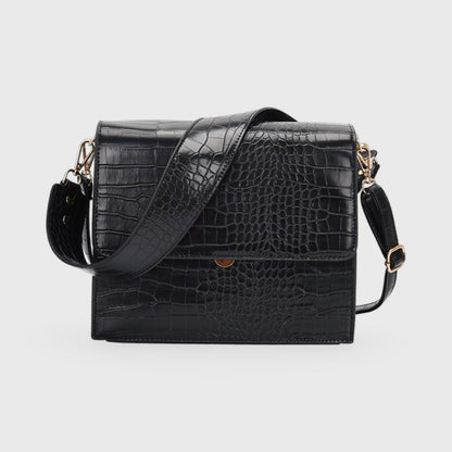 Carlene | Mała damska torebka crossbody ze skóry ekologicznej tłoczonej
