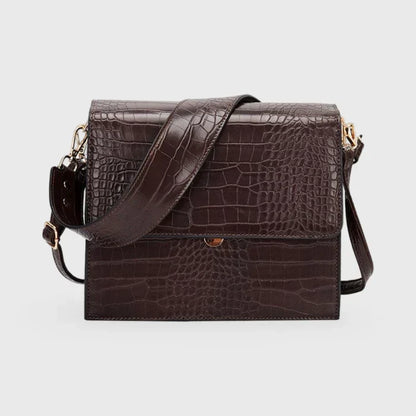 Carlene | Mała damska torebka crossbody ze skóry ekologicznej tłoczonej