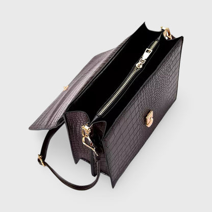 Carlene | Mała damska torebka crossbody ze skóry ekologicznej tłoczonej