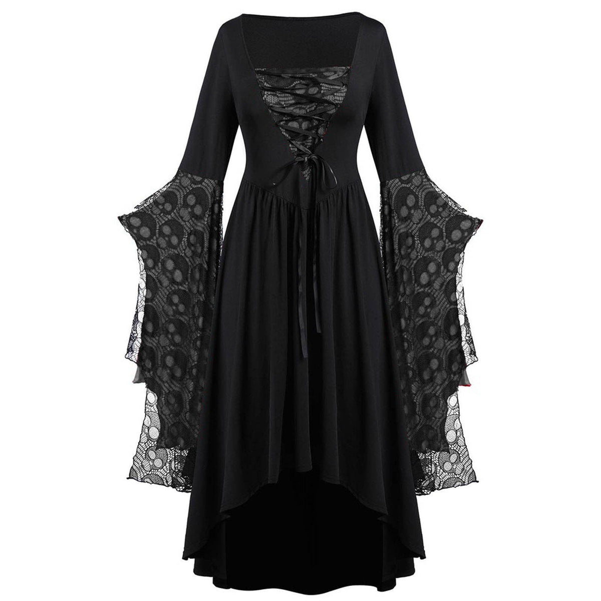 Sibyl - Elegancka sukienka maxi z koronką dla kobiet