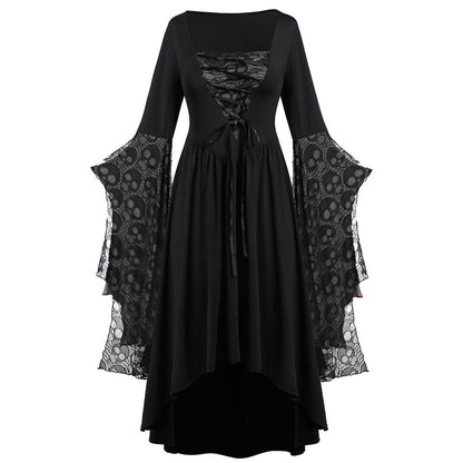 Sibyl - Elegancka sukienka maxi z koronką dla kobiet