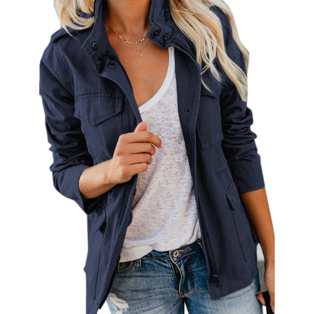 Risa - Minimalistyczny Klasyczny Kardigan – Wytworny Styl