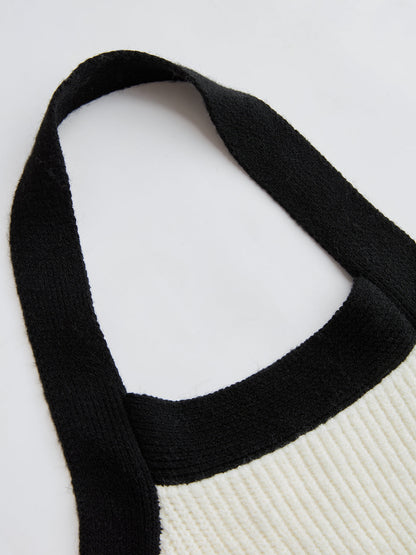 Charis | Sweter damski z wycięciami i blokami kolorów, nowoczesny i stylowy