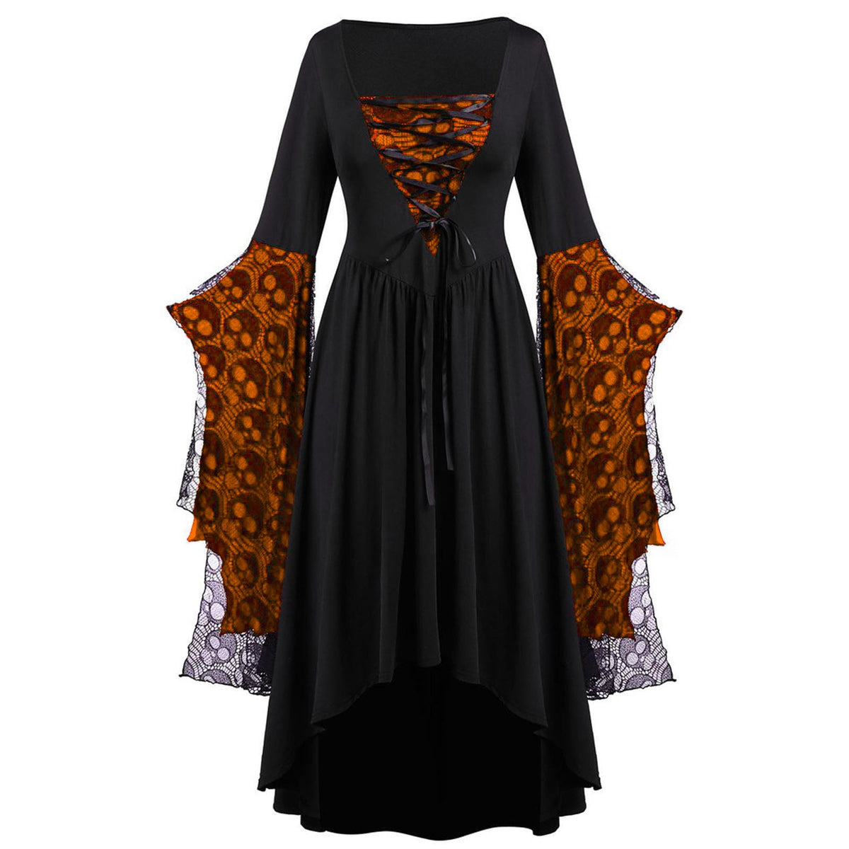 Sibyl - Elegancka sukienka maxi z koronką dla kobiet