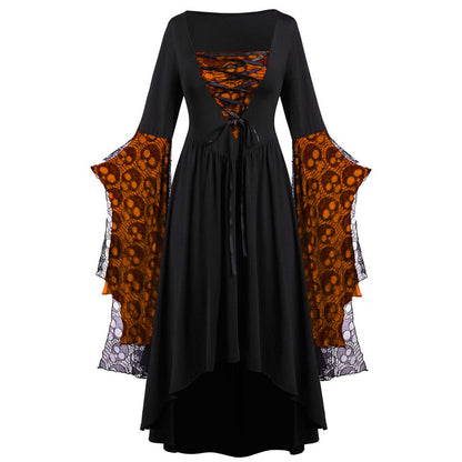 Sibyl - Elegancka sukienka maxi z koronką dla kobiet