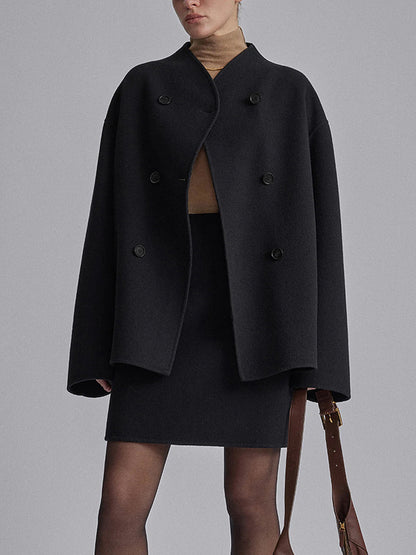 Bailey | Oversized damski płaszcz koszulowy