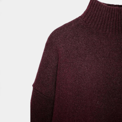 Lanna | Golf damski dzianinowy o klasycznym kroju, elegancki sweter