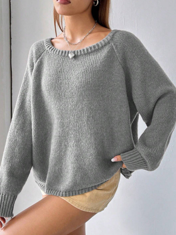 Randy | Damski sweter off-shoulder, ciepły elegancki модny