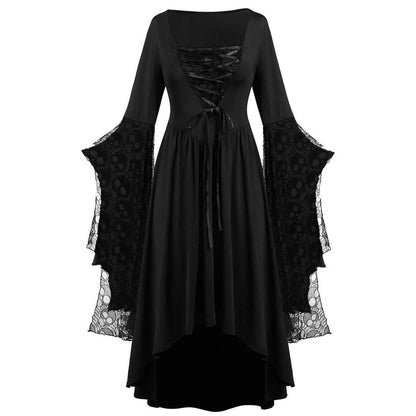 Sibyl - Elegancka sukienka maxi z koronką dla kobiet