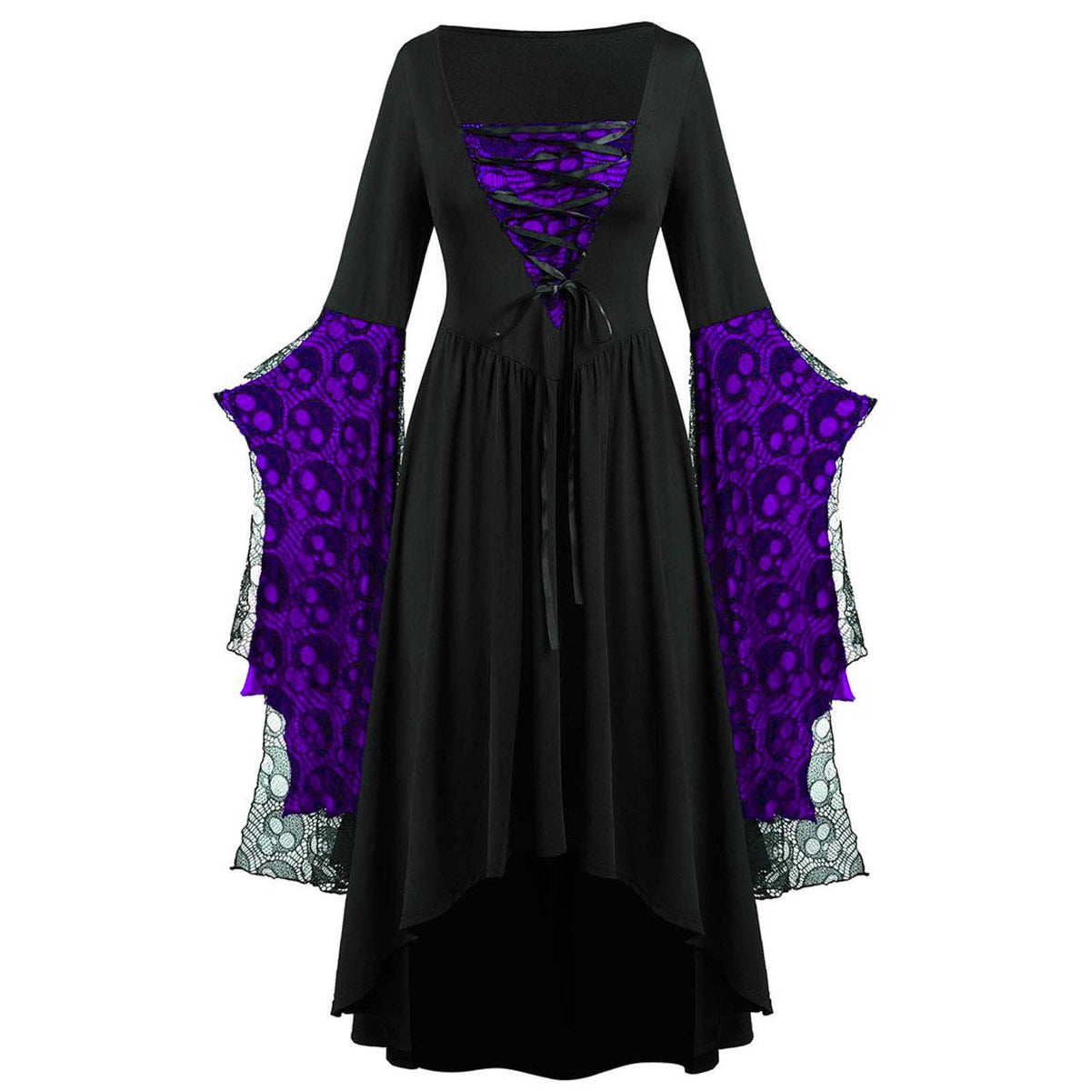 Sibyl - Elegancka sukienka maxi z koronką dla kobiet
